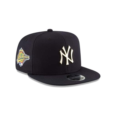 Sapca New Era New York Yankees MLB Metal Badge High Crown 9FIFTY Snapback - Albastri